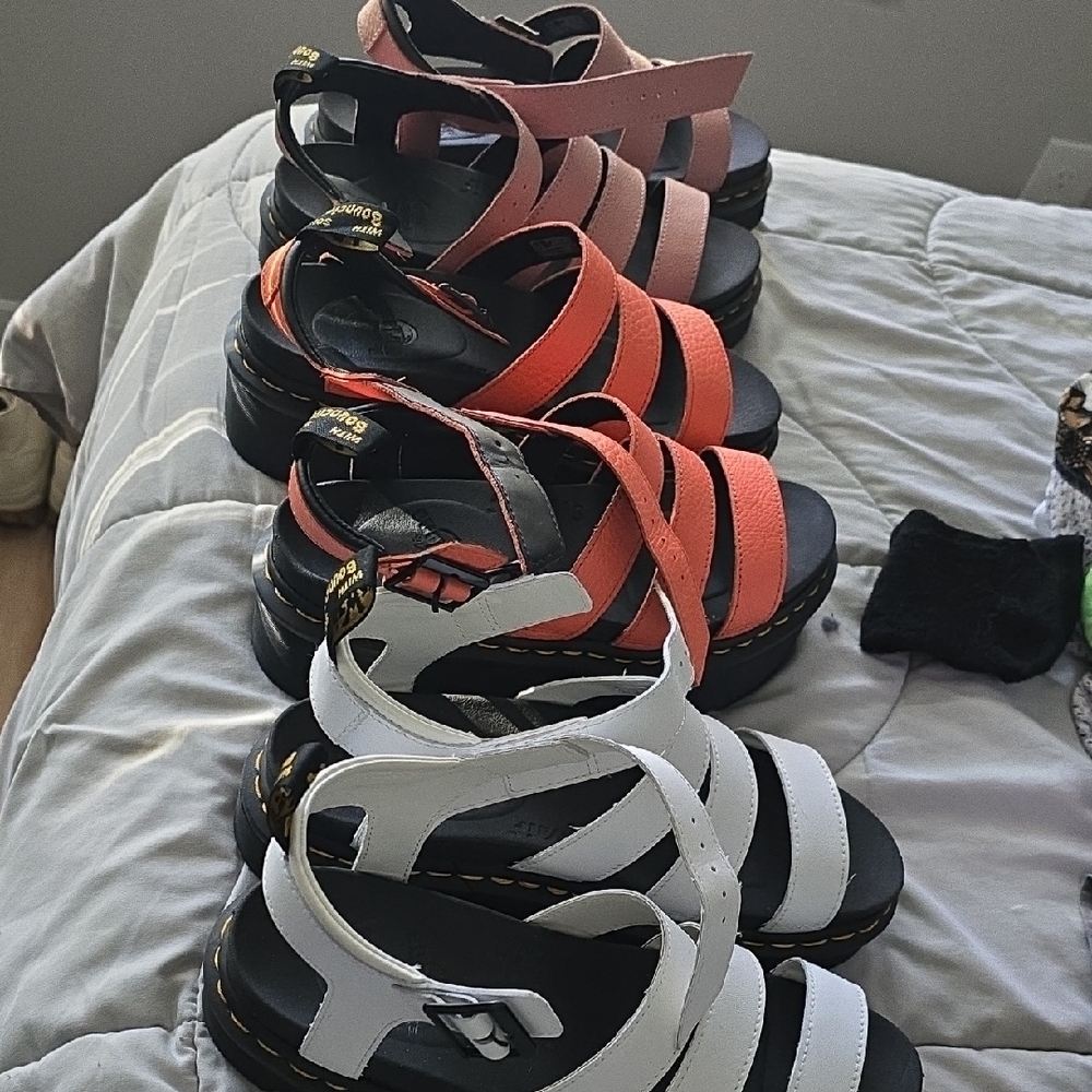 Dr. Martens Multi-Color Strappy Sandals